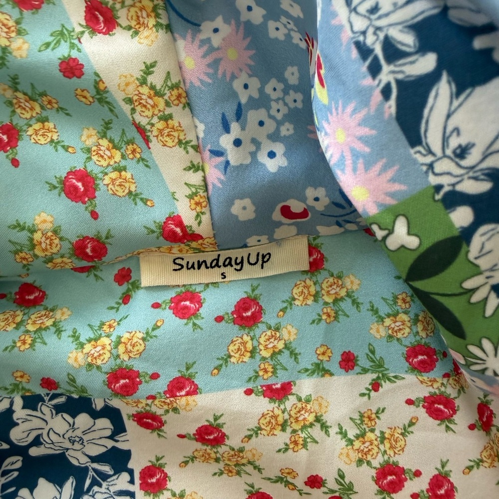 Sunday Multicolor Patchwork Teddy Jacket - image 2